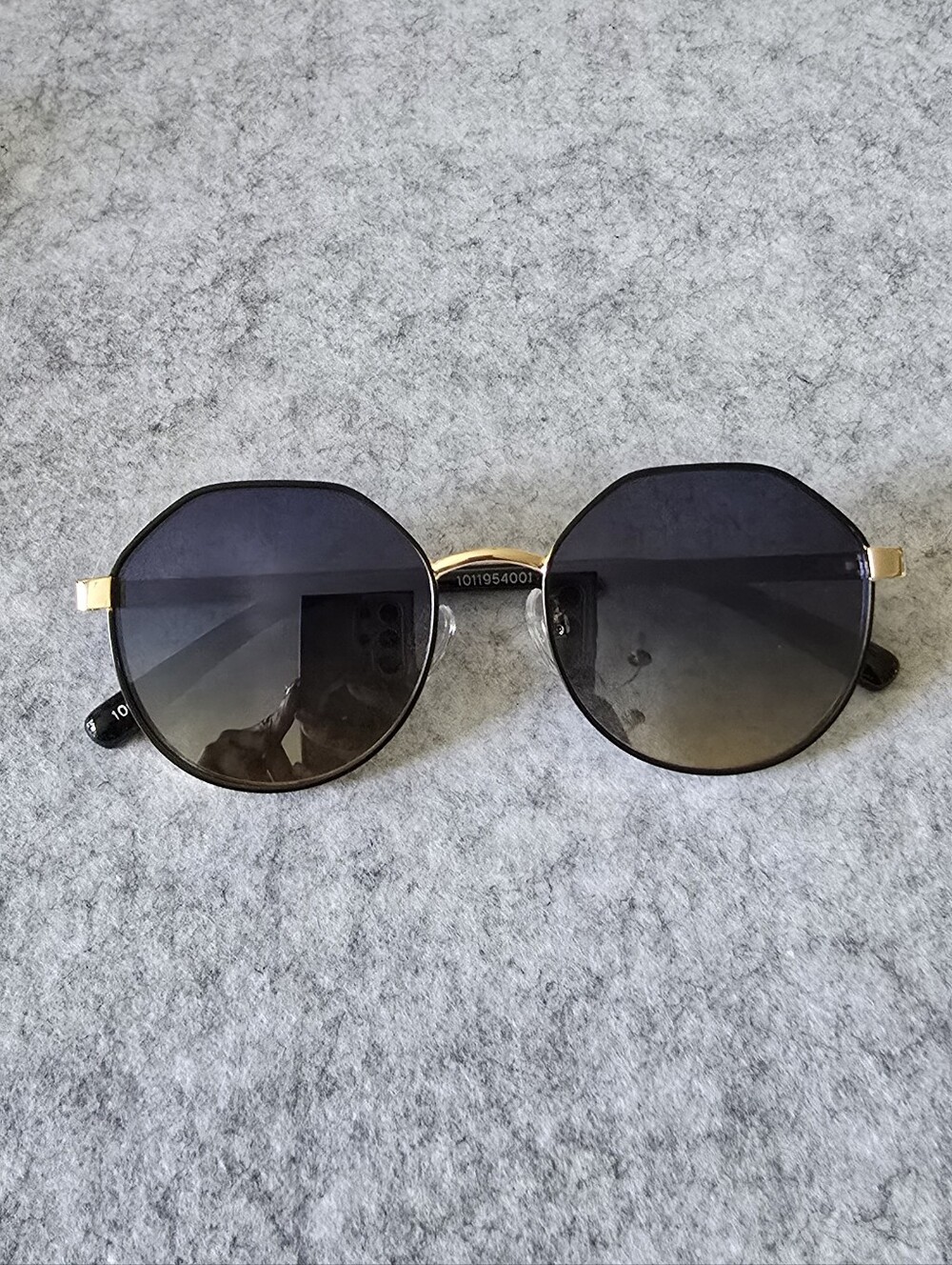 400 UV Metal Round Sunglasses